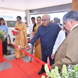 Mr. K. M. Mammen, Chairman and Managing Director, MRF Ltd., inaugurating the MRF Tyredrome